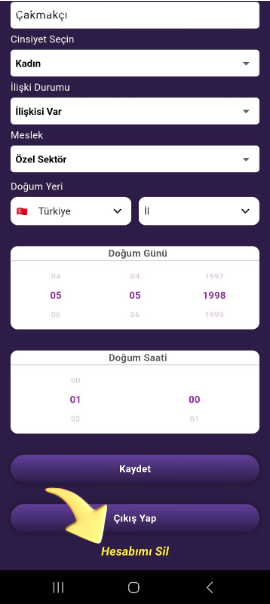 Profile Settings